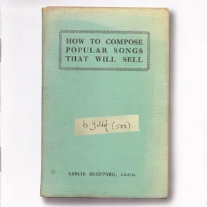 How to compose popular songs that will sell